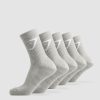 * Classical Crew Socks 5Pk Socks