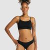 * Featured Seamless Scoop Neck Bralette- Black Women Underwear