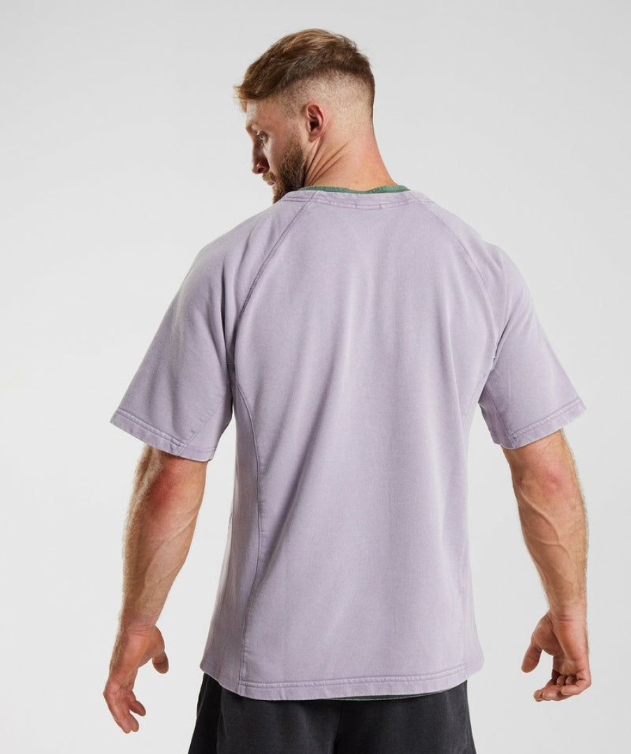 * Tendy Style Power Washed Rag Top T-Shirts & Tops